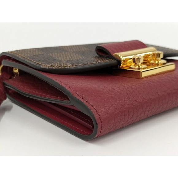 Louis Vuitton Damier Leather Portefeuille Croisette Compact Trifold Wallet - Picture 5 of 8